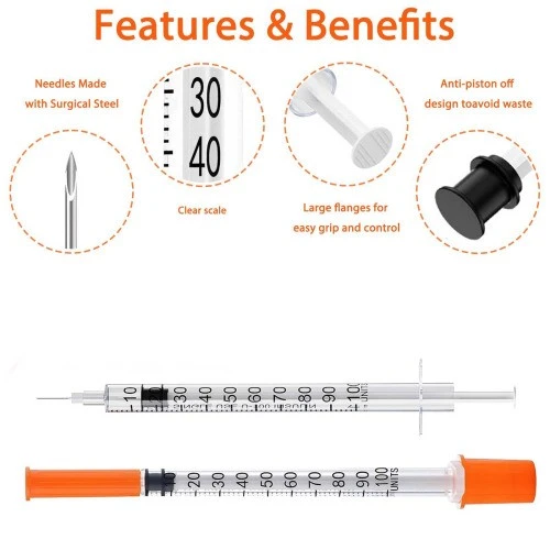 Insulin Syringe For Diabetic Use suppliers