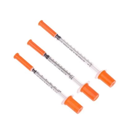 Sterile Diabetic Insulin Syringes